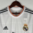 Retro Long Sleeve Real Madrid 13/14 Home (Customizable)
